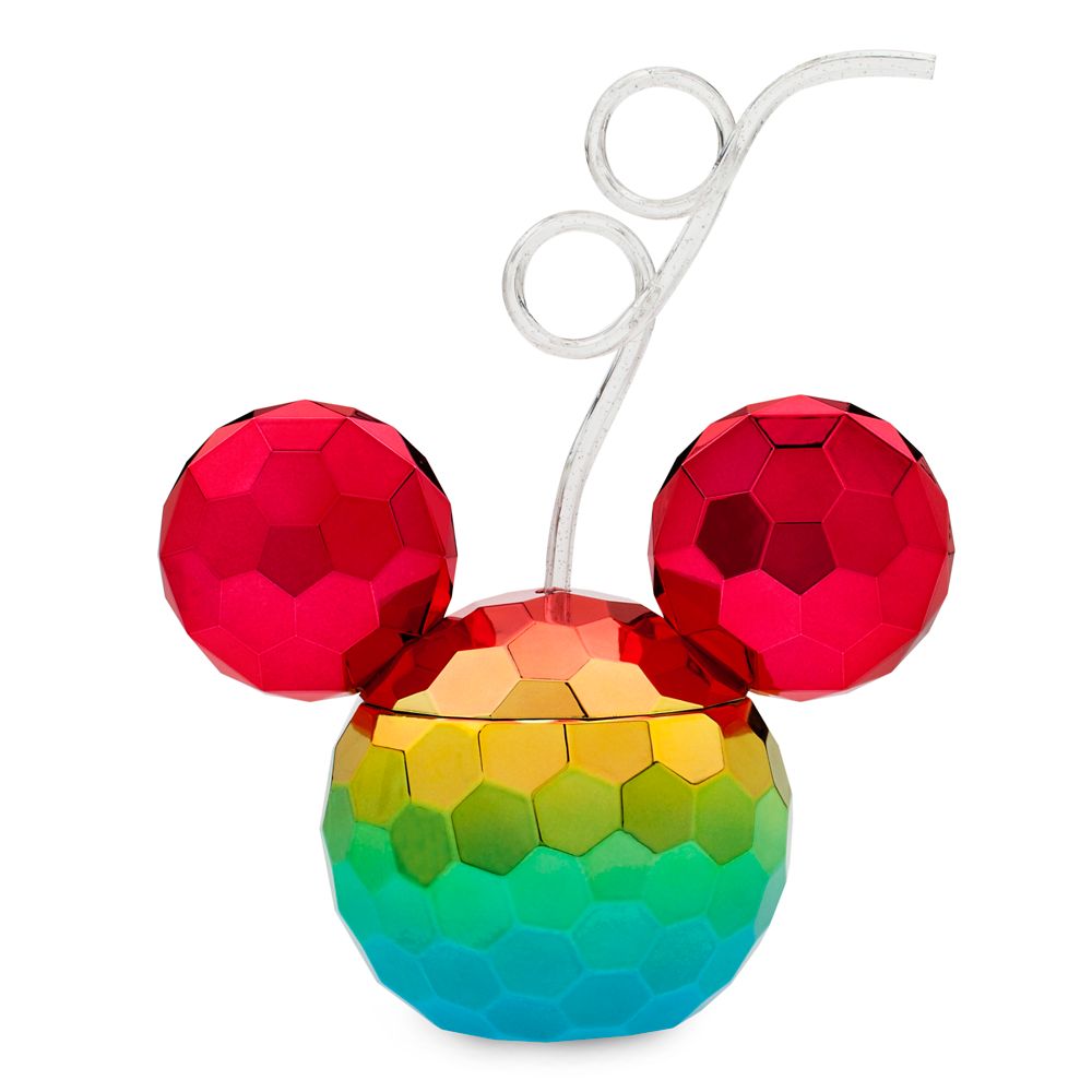 Mickey Mouse Icon Rainbow Tumbler with Straw – 2020