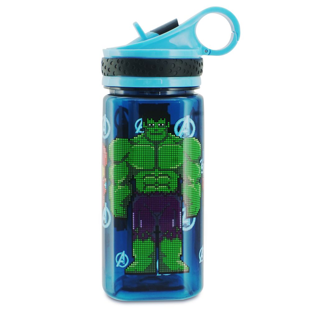 Marvel's The Avengers Water Bottle with Built-In Straw