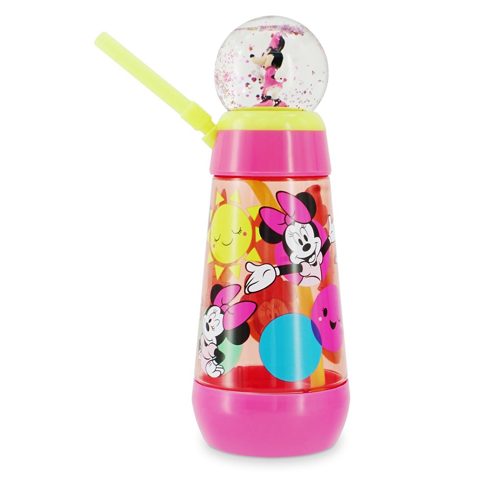 Minnie Mouse Snowglobe Tumbler with Straw