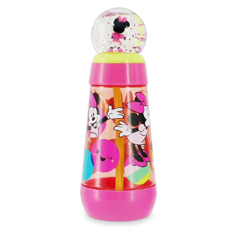 Minnie Mouse Snowglobe Tumbler with Straw