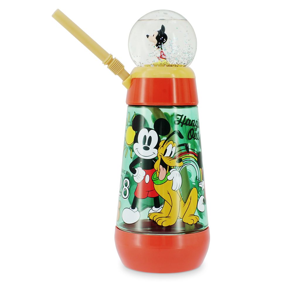 Mickey Mouse Snowglobe Tumbler with Straw