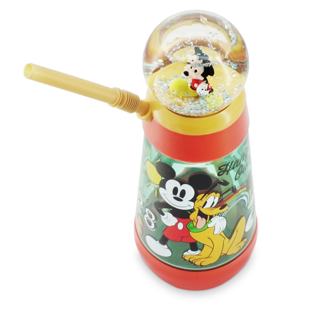 Mickey Mouse Snowglobe Tumbler with Straw