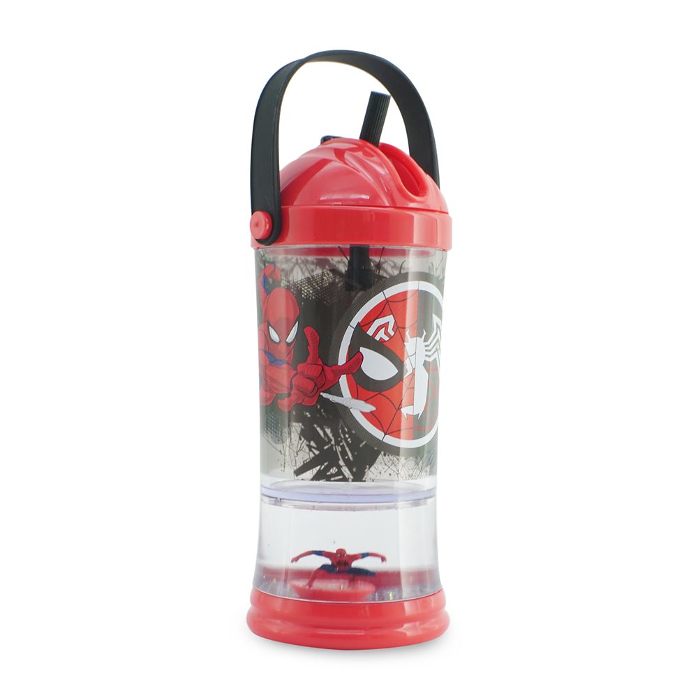 Spider-Man vs. Venom Snowglobe Tumbler with Straw