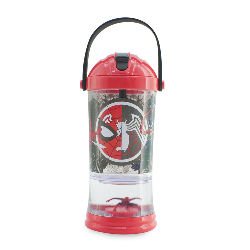 Spider-Man vs. Venom Snowglobe Tumbler with Straw