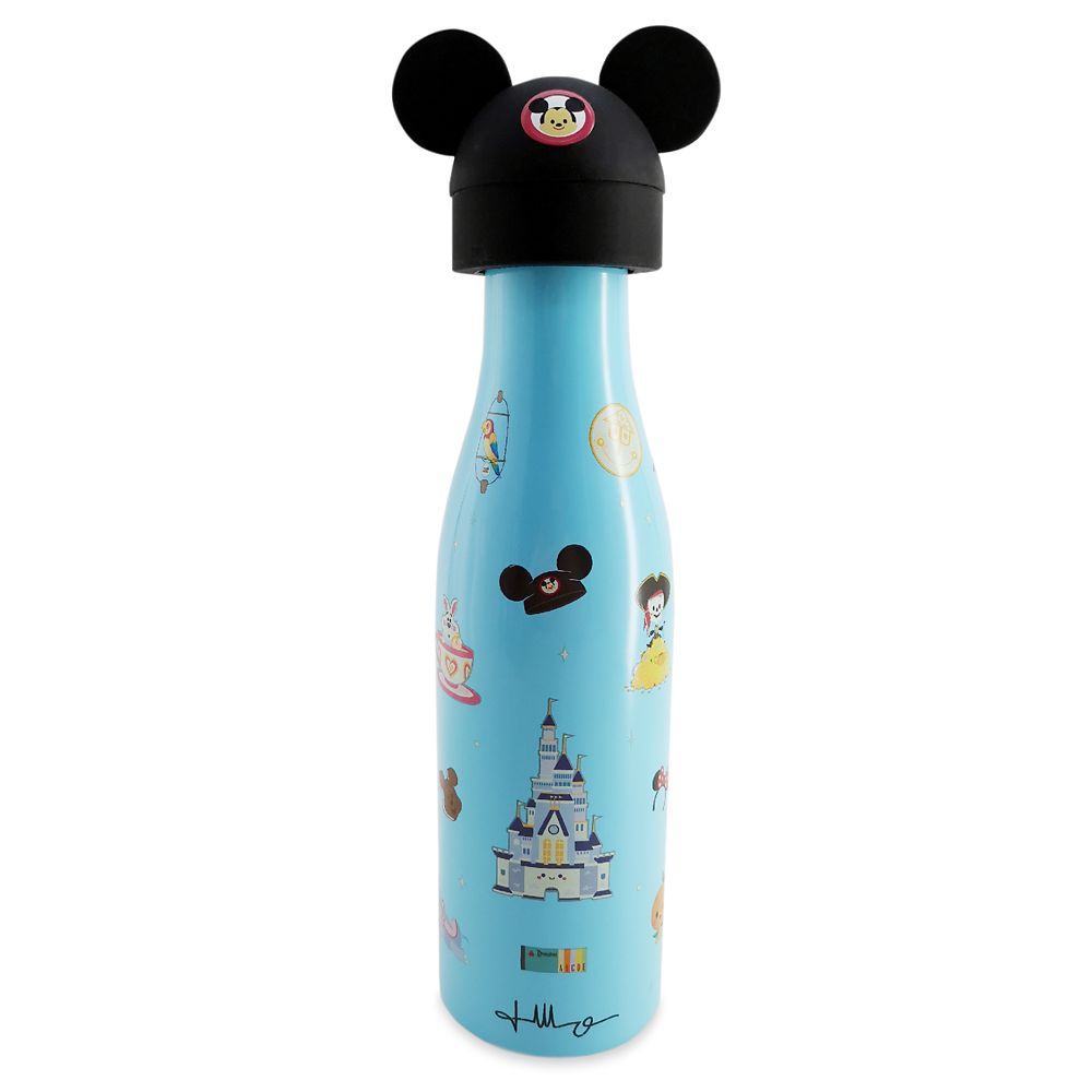 Disney Parks Stainless Steel Water Bottle and Toppers Set by Jerrod Maruyama