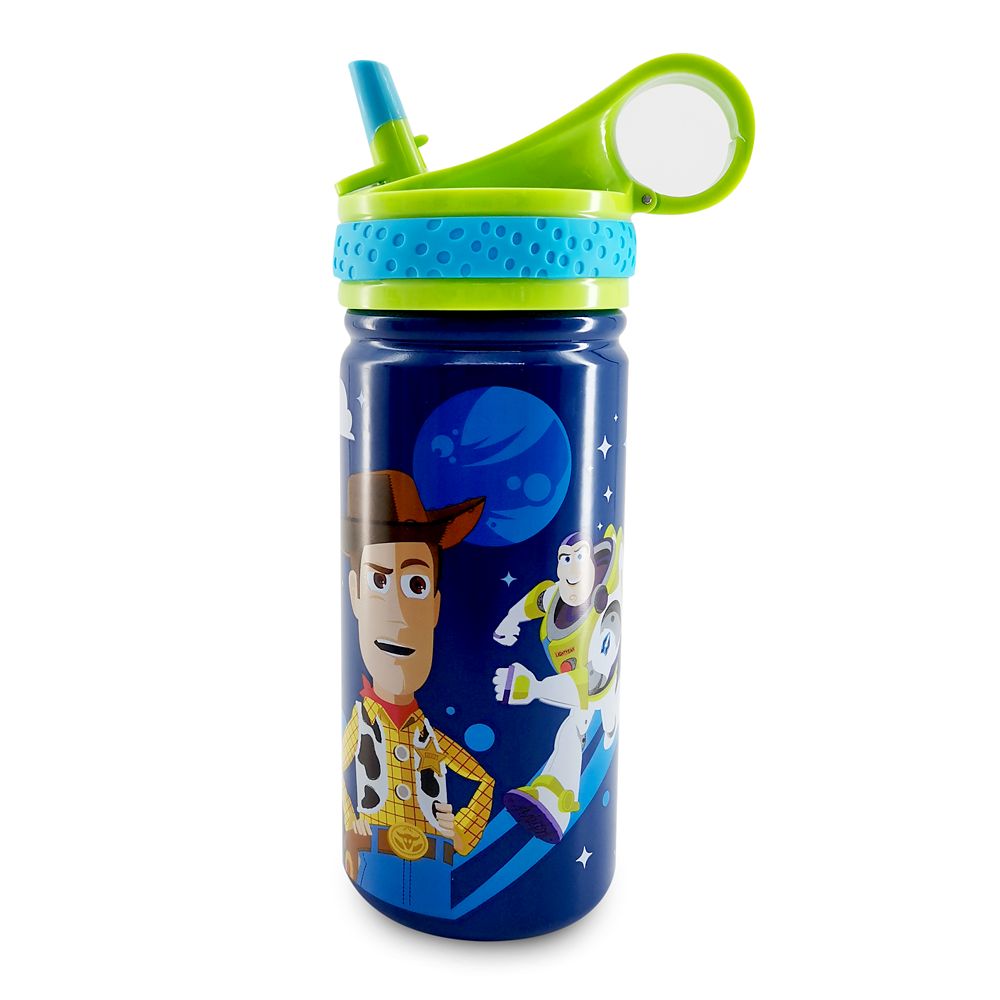 Toy Story Stainless Steel Water Bottle with Built-In Straw