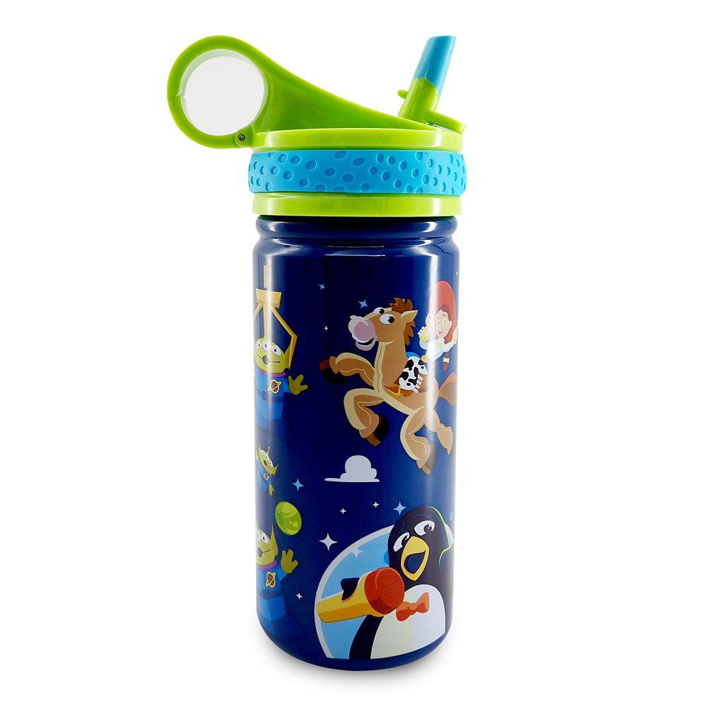 Toy Story Stainless Steel Water Bottle with Built-In Straw