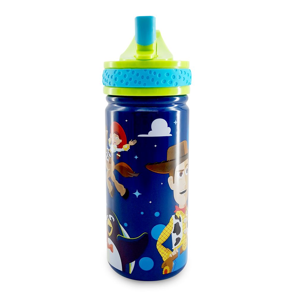 Toy Story Stainless Steel Water Bottle with Built-In Straw