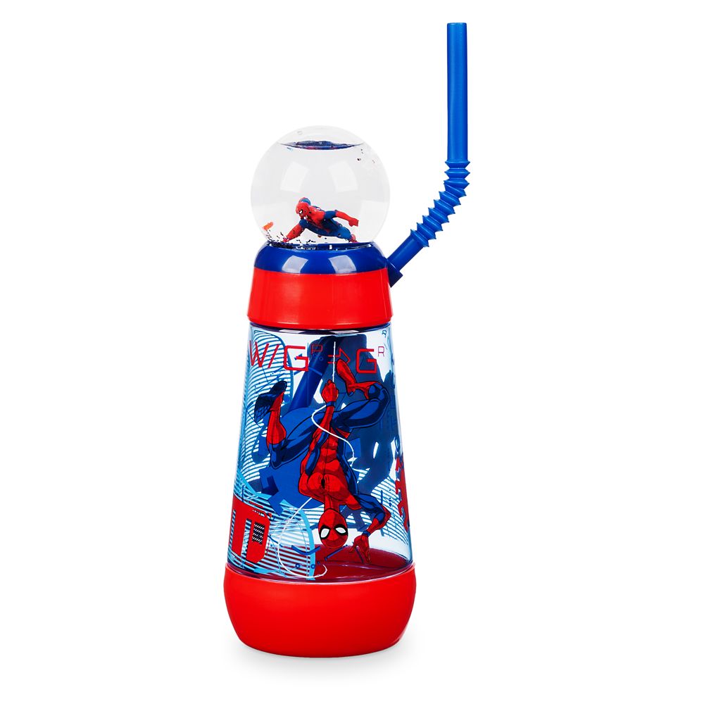 Spider-Man Snowglobe Tumbler with Straw Official shopDisney