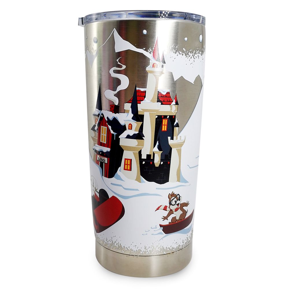 Mickey Mouse and Friends Holiday Stainless Steel Travel Tumbler