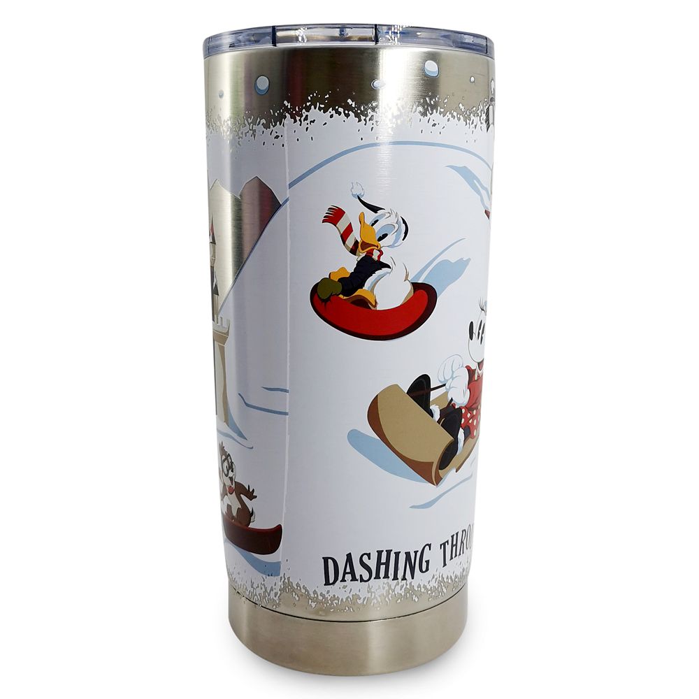 Mickey Mouse and Friends Holiday Stainless Steel Travel Tumbler