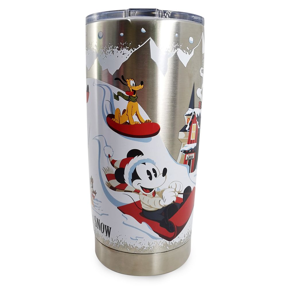 Mickey Mouse and Friends Holiday Stainless Steel Travel Tumbler