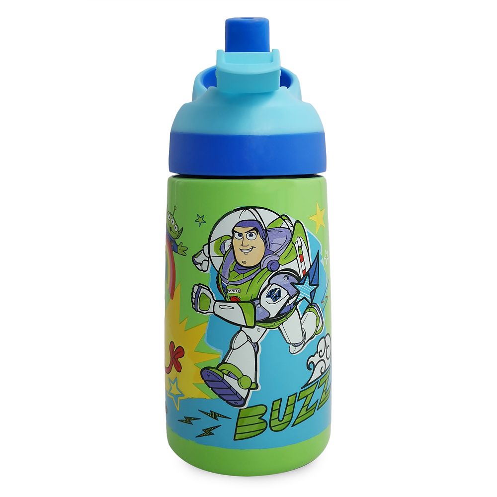 Toy Story Stainless Steel Water Bottle with Built-In Straw