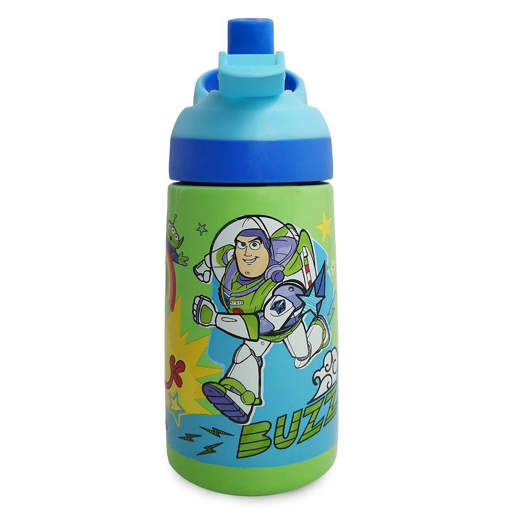 Toy Story Stainless Steel Water Bottle with Built-In Straw