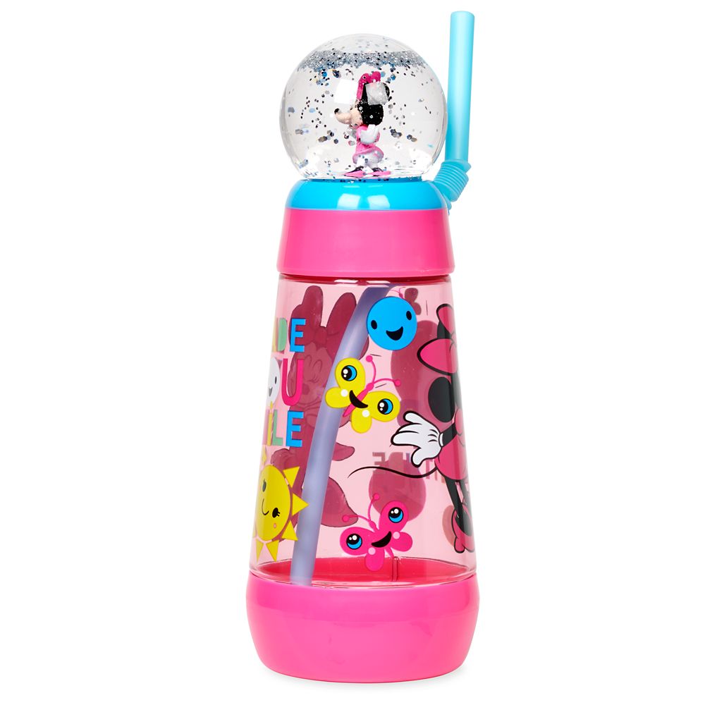 Minnie Mouse Snowglobe Tumbler with Straw