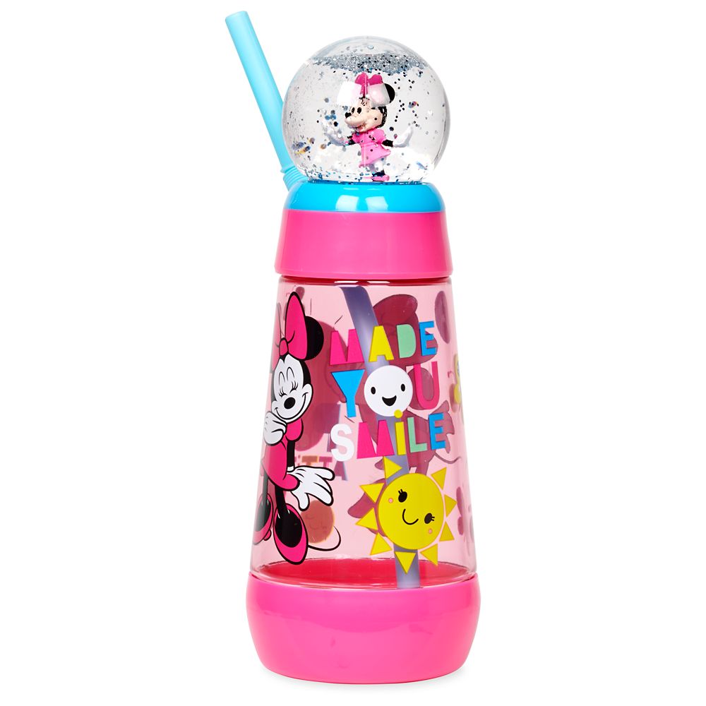 Minnie Mouse Snowglobe Tumbler with Straw