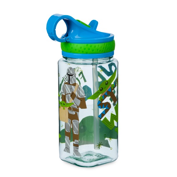 Grogu Water Bottle with Built-In Straw – Star Wars: The Mandalorian