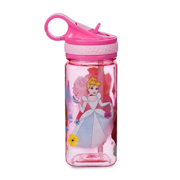 Disney Princess Water Bottle with Built-In Straw