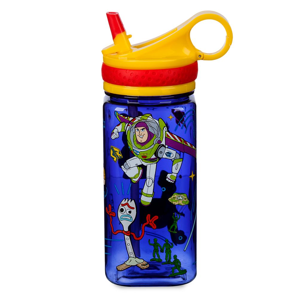 Toy Story 4 Water Bottle with Built-In Straw