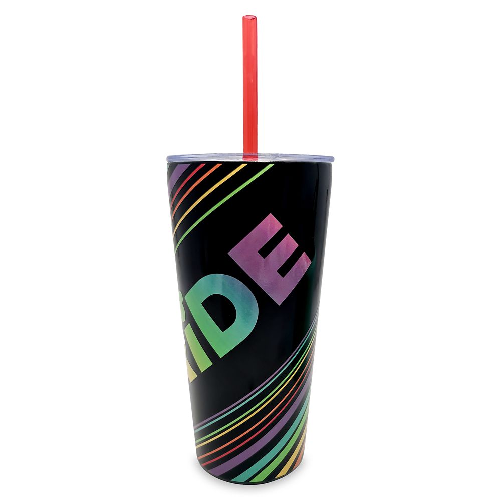 Disney Pride Collection Stainless Steel Tumbler with Straw