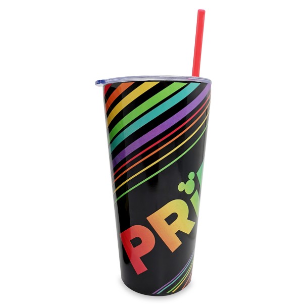 Disney Pride Collection Stainless Steel Tumbler with Straw