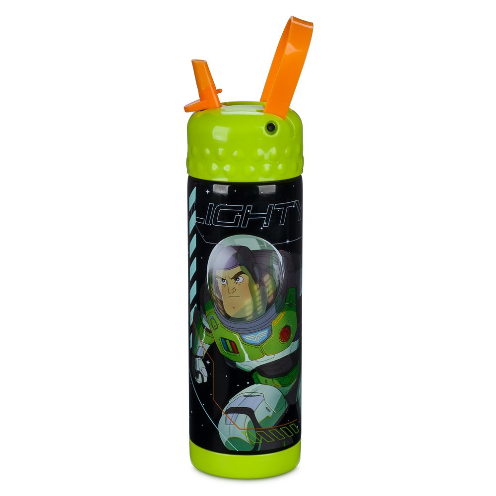 Lightyear Stainless Steel Water Bottle with Built-In Straw is now available