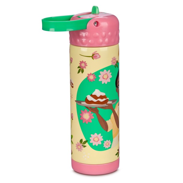 The Princess and the Frog Stainless Steel Water Bottle with Built-In Straw