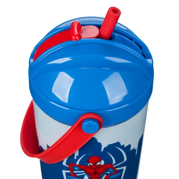 Spider-Man Tumbler with Built-In Straw