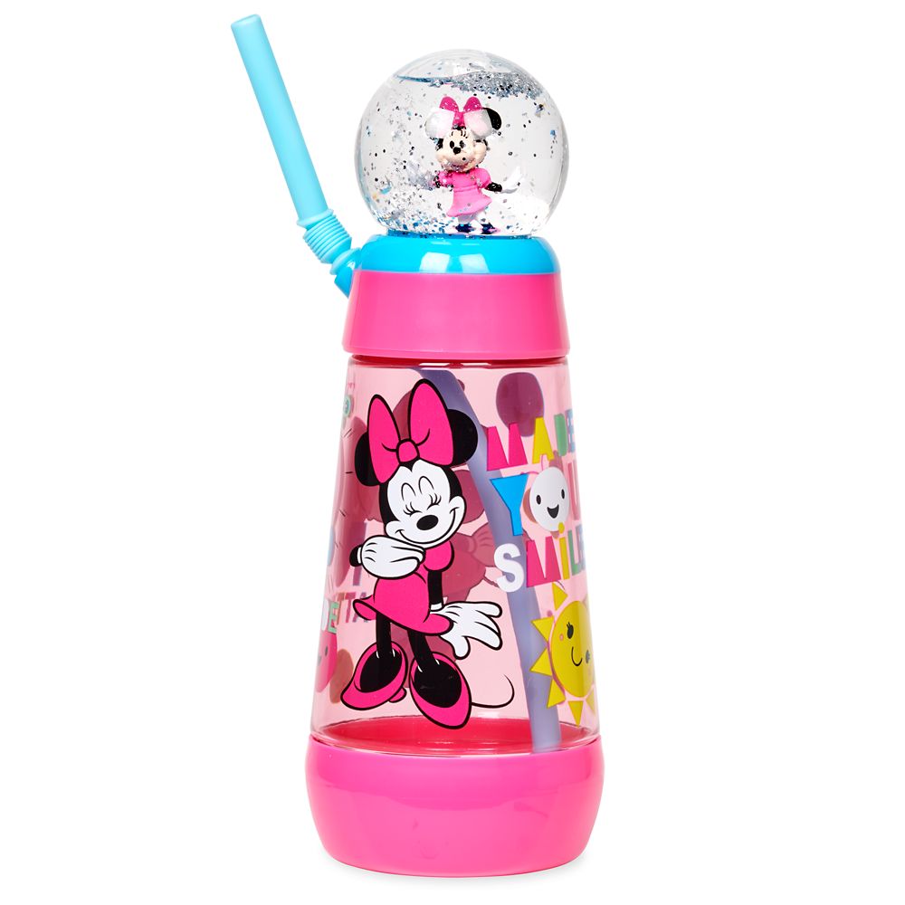 Minnie Mouse Snowglobe Tumbler with Straw