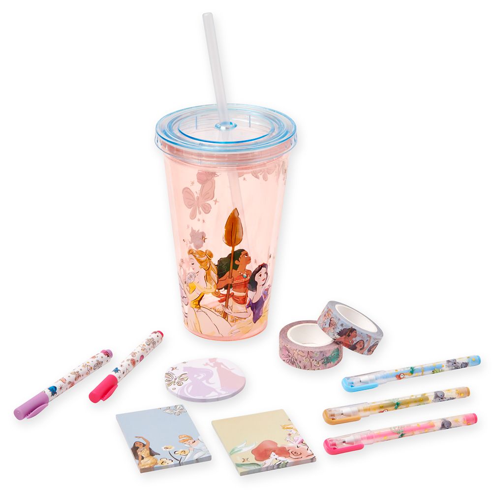 Disney Princess Tumbler and Stationery Gift Set