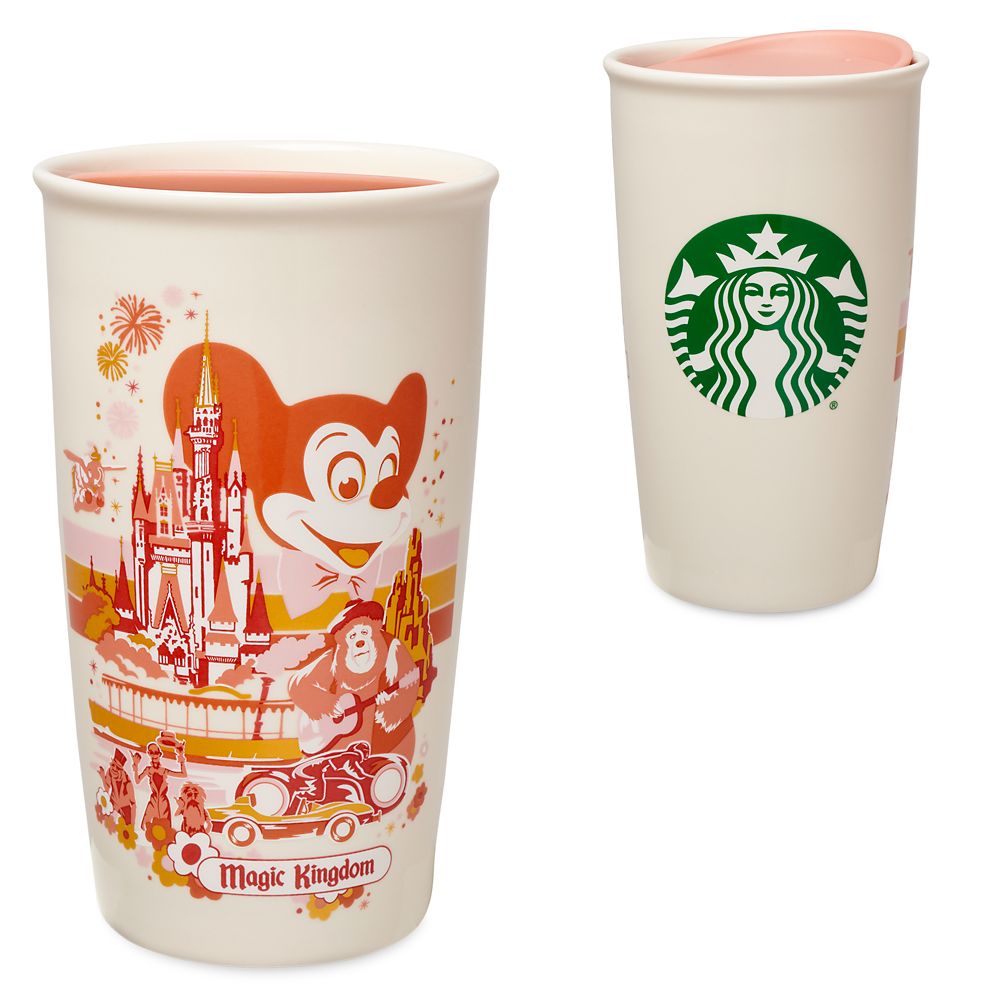 Magic Kingdom Starbucks Ceramic Travel Tumbler Official shopDisney