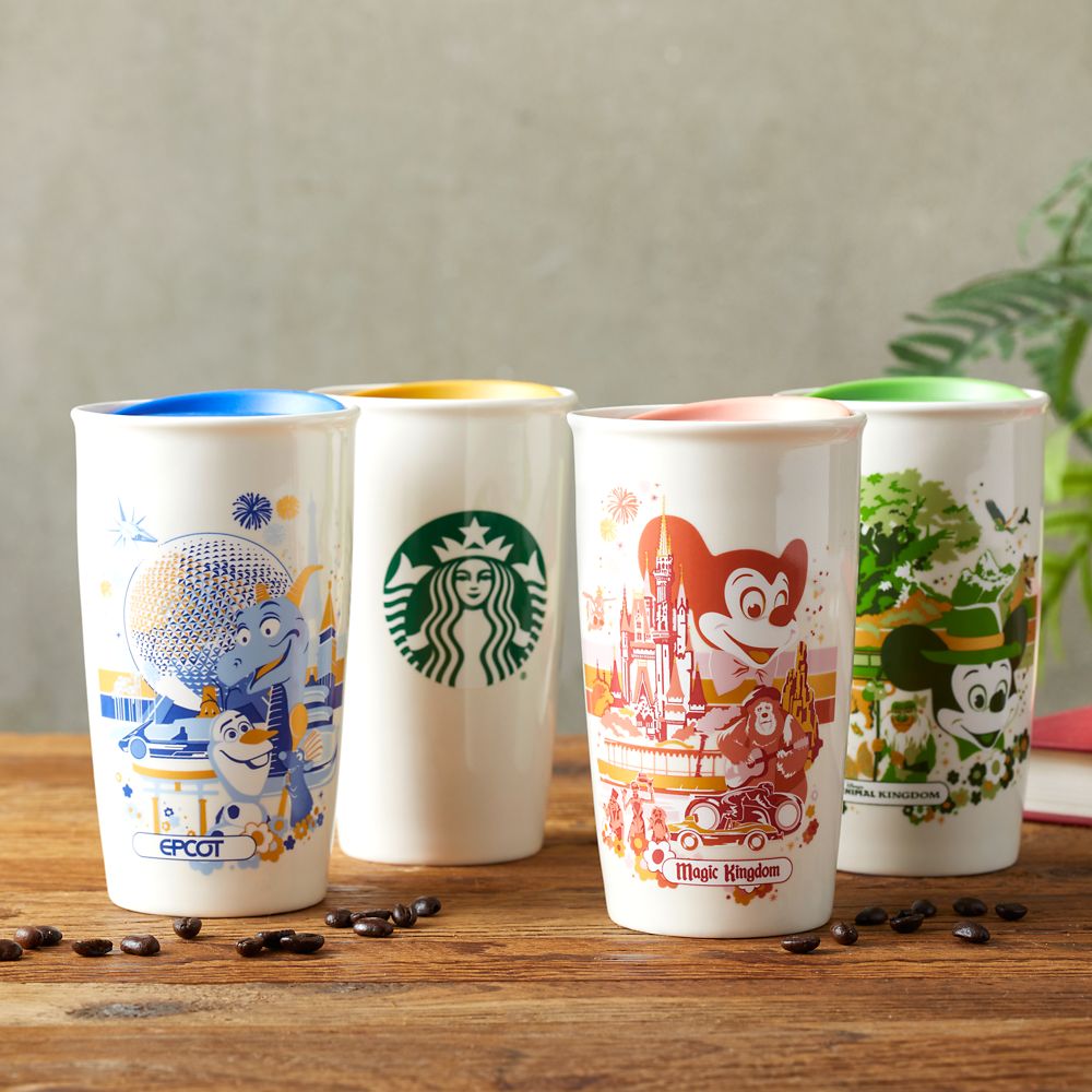 Magic Kingdom Starbucks Ceramic Travel Tumbler