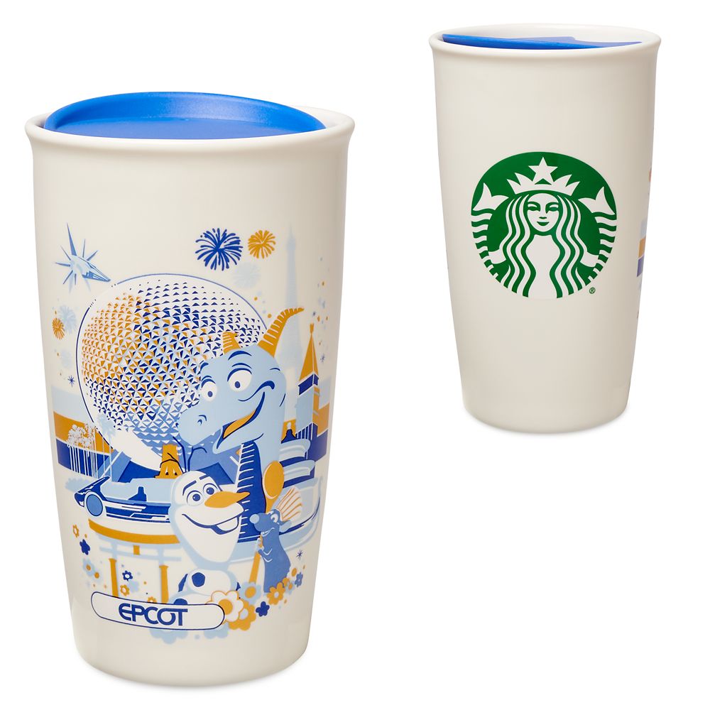 Epcot Starbucks Ceramic Travel Tumbler is available online Dis