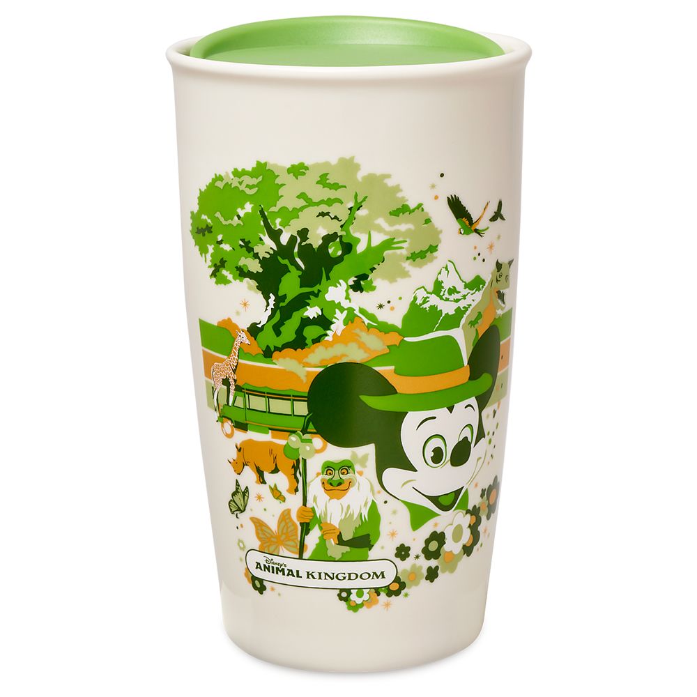 Disney's Animal Kingdom Starbucks Ceramic Travel Tumbler