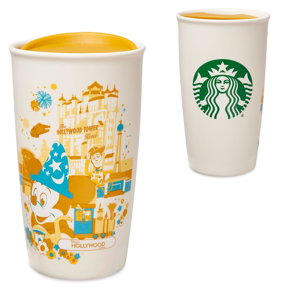 Disney's Hollywood Studios Starbucks Ceramic Travel Tumbler