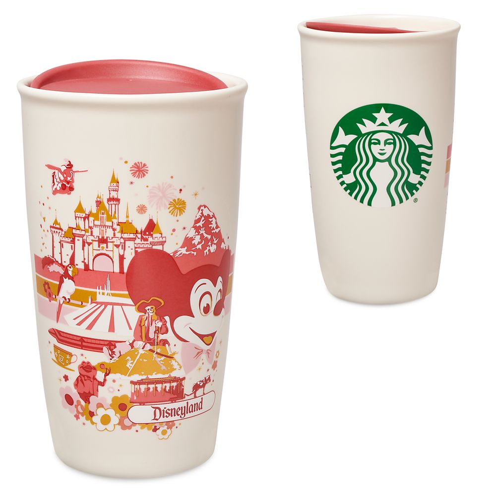 Disneyland Starbucks Ceramic Travel Tumbler