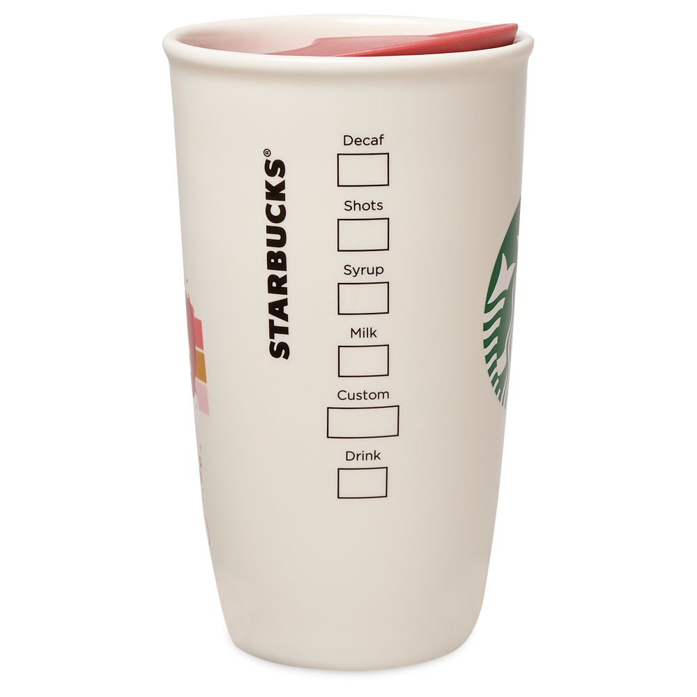 Disneyland Starbucks Ceramic Travel Tumbler