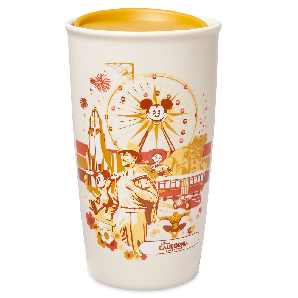 Disney California Adventure Starbucks Ceramic Travel Tumbler