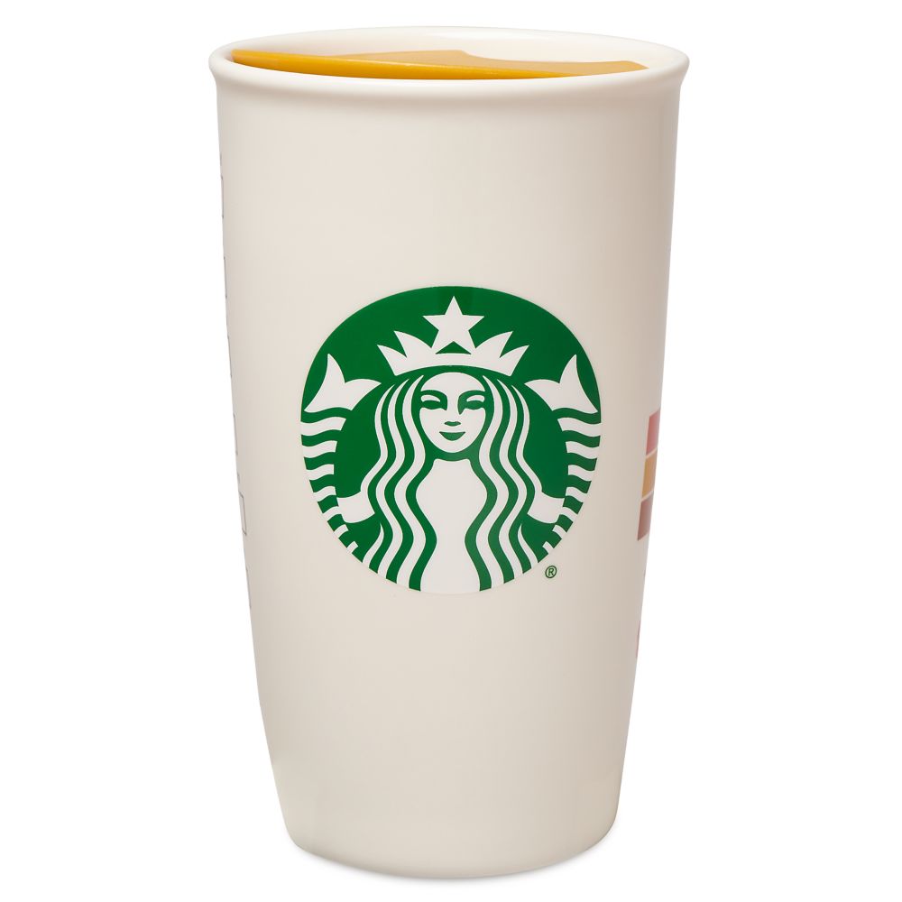 Disney California Adventure Starbucks Ceramic Travel Tumbler