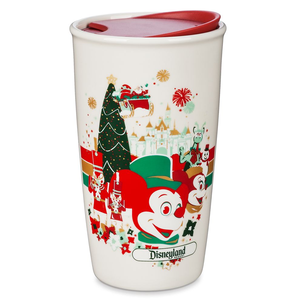 Disneyland Holiday Starbucks Ceramic Travel Tumbler