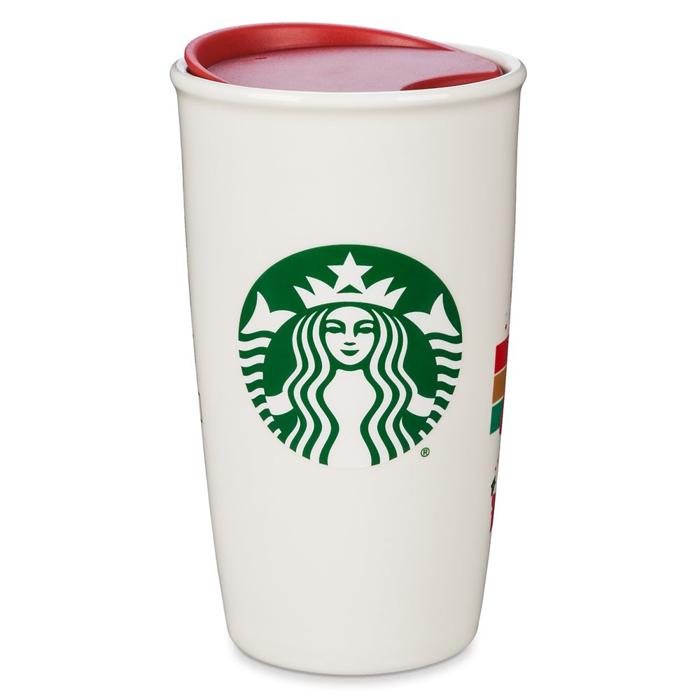 Disneyland Holiday Starbucks Ceramic Travel Tumbler