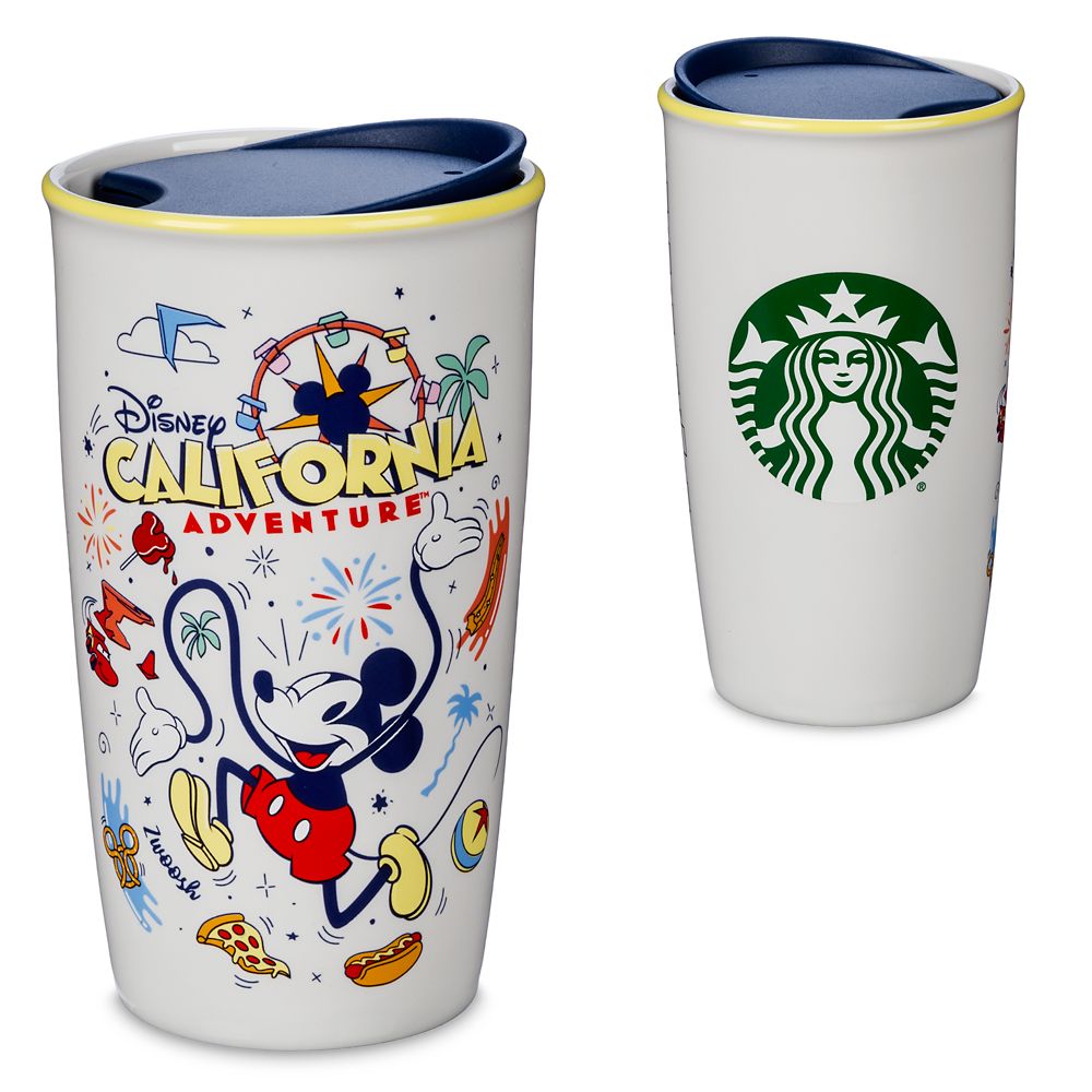 Disney California Adventure Porcelain Starbucks Tumbler