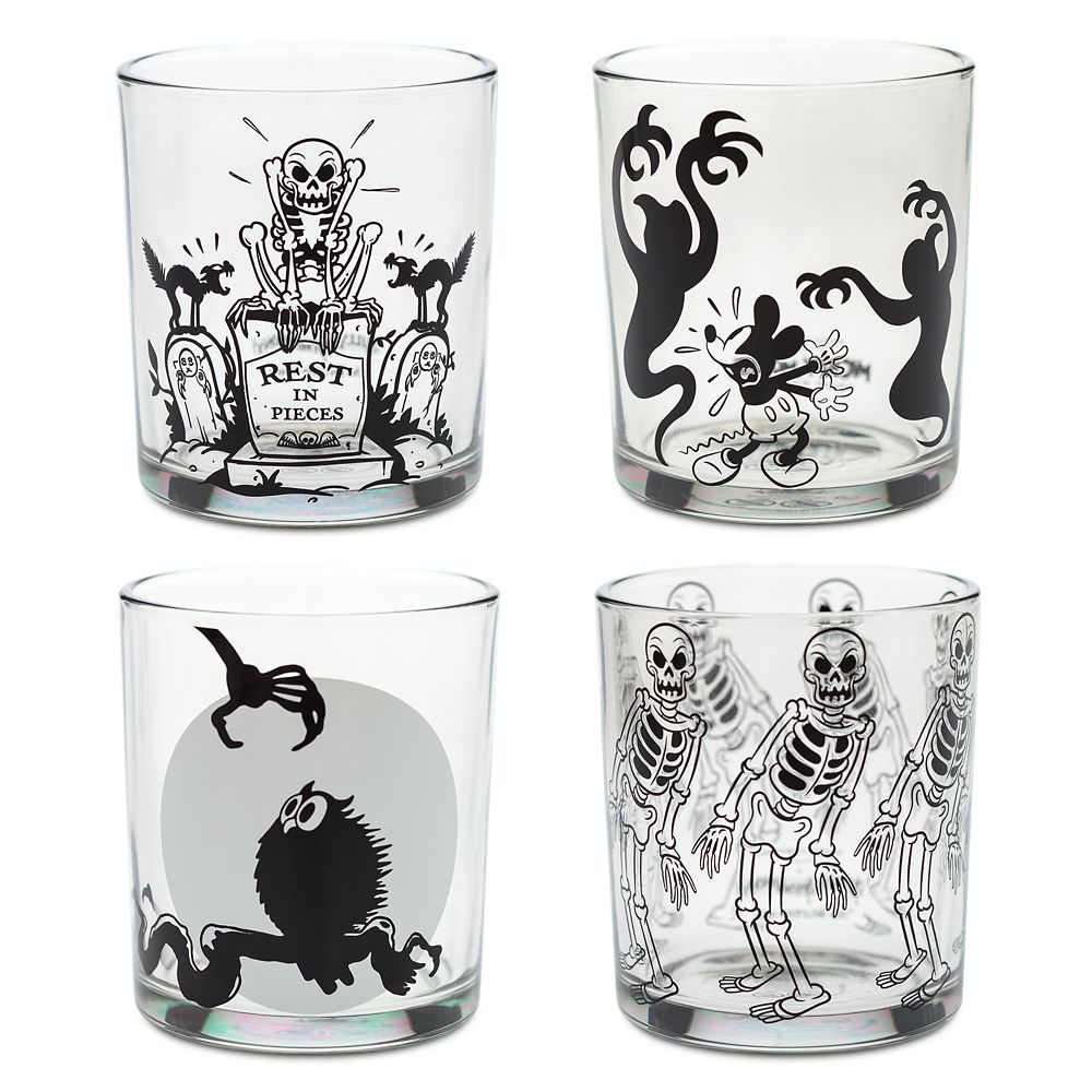 Mickey Mouse The Skeleton Dance Glass Set now available