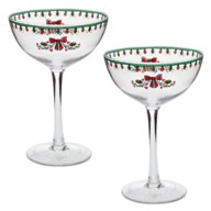 Mickey Mouse Icon Holiday Dessert Glass Set