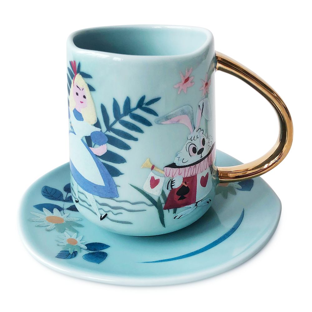 Alice in Wonderland by Mary Blair Teacup and Saucer Set