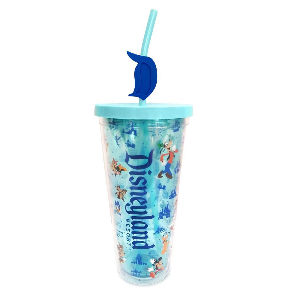 Mickey Mouse and Friends Tumbler with Straw  Disneyland 2022