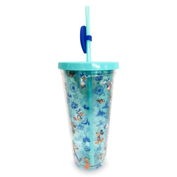 Mickey Mouse and Friends Tumbler with Straw – Disneyland 2022