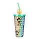 Mickey Mouse Peace and Love Tumbler with Straw for Adults