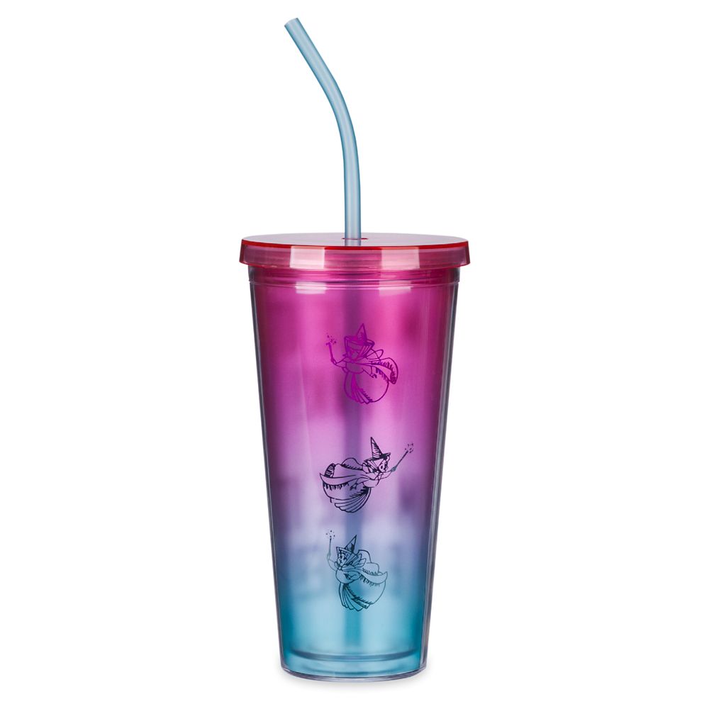 Sleeping Beauty Tumbler with Straw