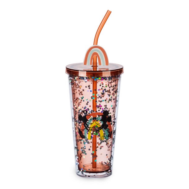 Mickey and Minnie Mouse Tumbler with Straw